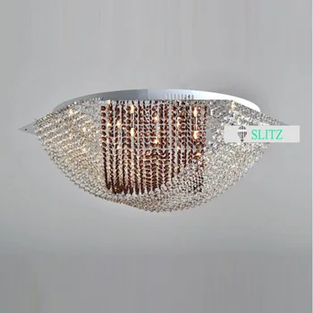 

2-color Hexagon LED ceiling lights for Dining Room bedroom post modern Surface Mounted home led Lamparas De Techo crystal lights