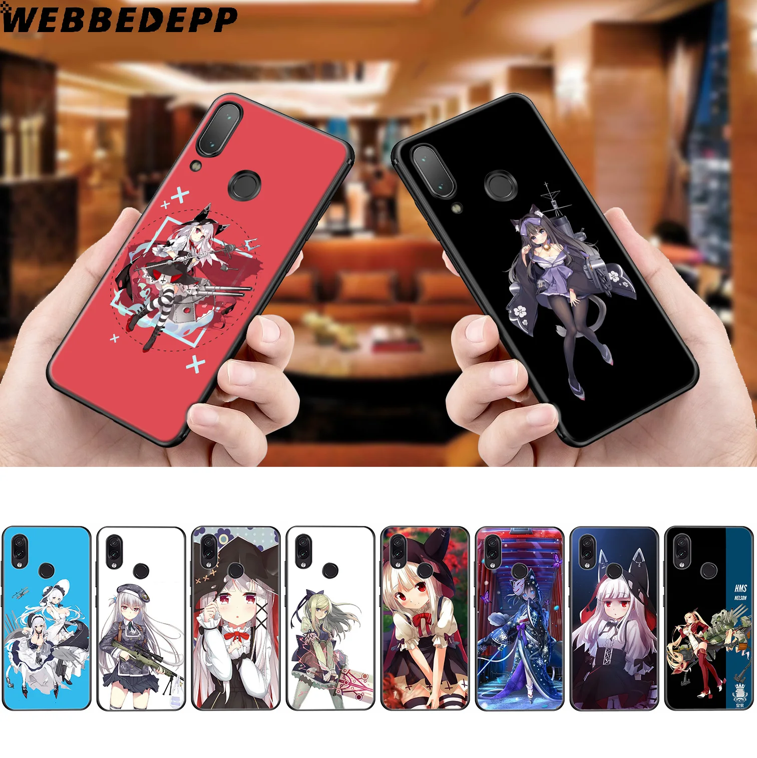 

WEBBEDEPP Erebus Azur Lane Soft Case for Xiaomi Redmi K20 7A 4A 4X 5 5A 6 6A S2 Note 8 4 4X 5 6 5A 7 Pro Plus Prime