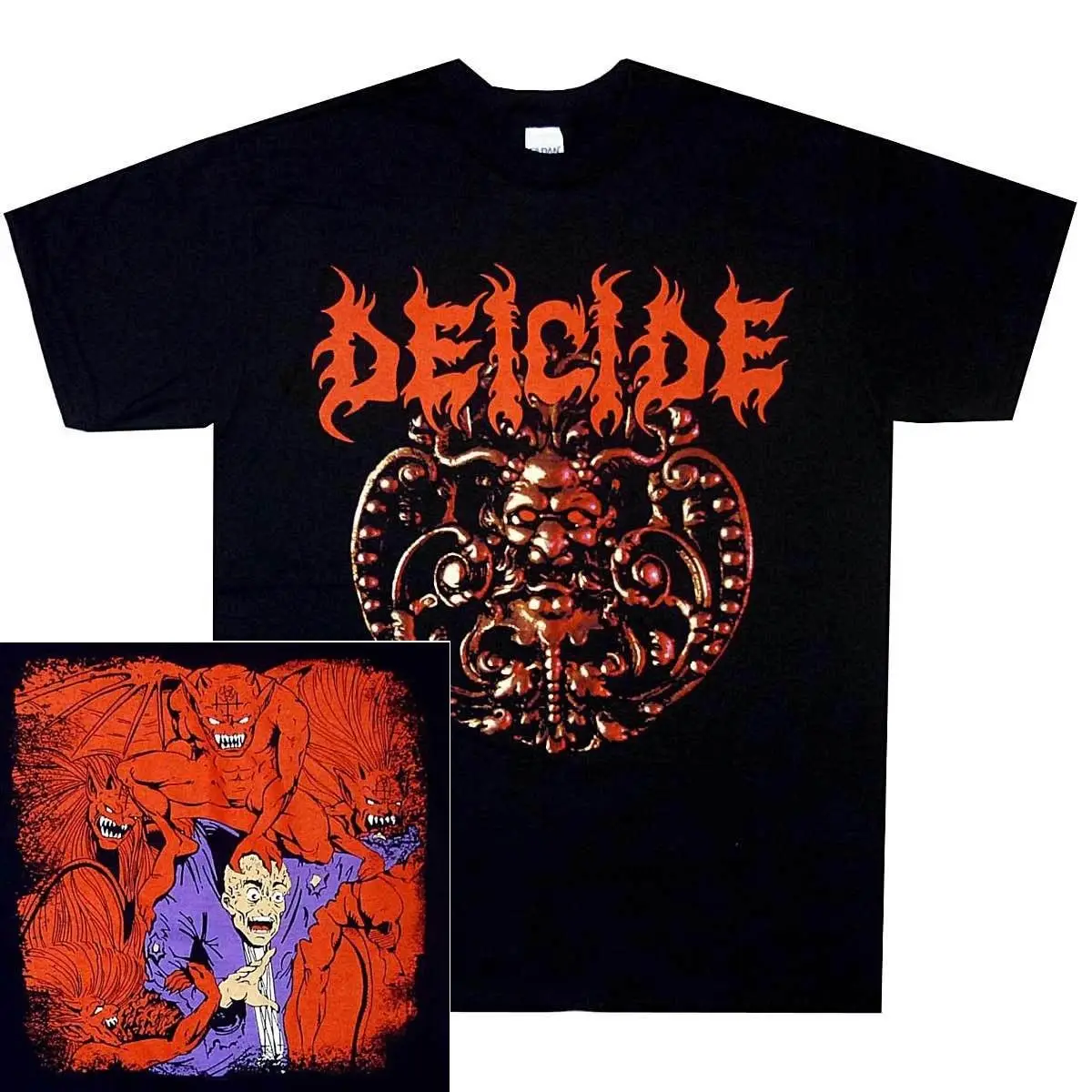 

Deicide Blaspherion Medallion Shirt Official Death Metal T-Shirt Tshirts