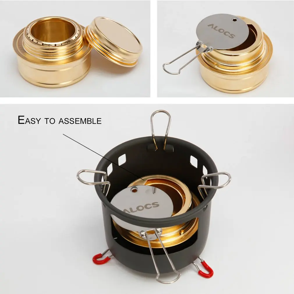 Alocs CW-K04 al aire libre hervidor de agua de viaje de Camping Picnic de utensilios de cocina de aluminio ultraligero 1.4L capacidad olla de agua tetera taza de café