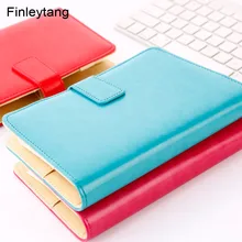 Простой бизнес-блокнот спиральный блокнот 48 K Dot/пустой/сетка внутри путешествия школа планирования офисные принадлежности кожа/Льняное покрывало