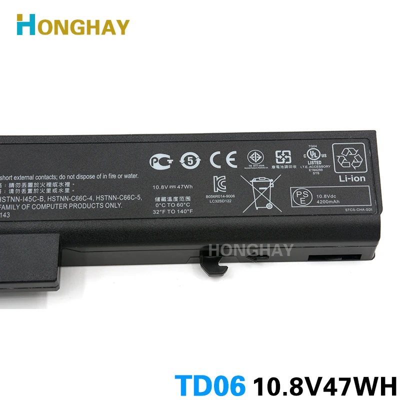 Оригинальный аккумулятор Honghay TD06 для ноутбука HP 6535B 6500B 6930p 6730B 6735B 6530B 8440P 8440 Вт 6440B