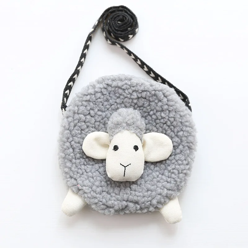 

Messenger bag girl accessories children cartoon bag baby wool bag decorative package WISECOL