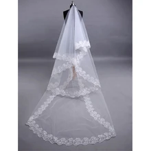 2.7m Bridal Veil Voile Mariage Lace Veil Long Veil Wedding Accessories