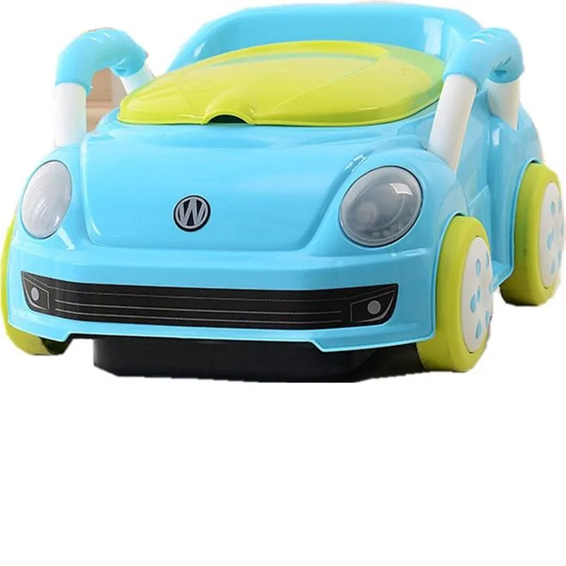 2017 Brand Candy Color Car Style Baby Potty Trainer Plastic Kids Toilet