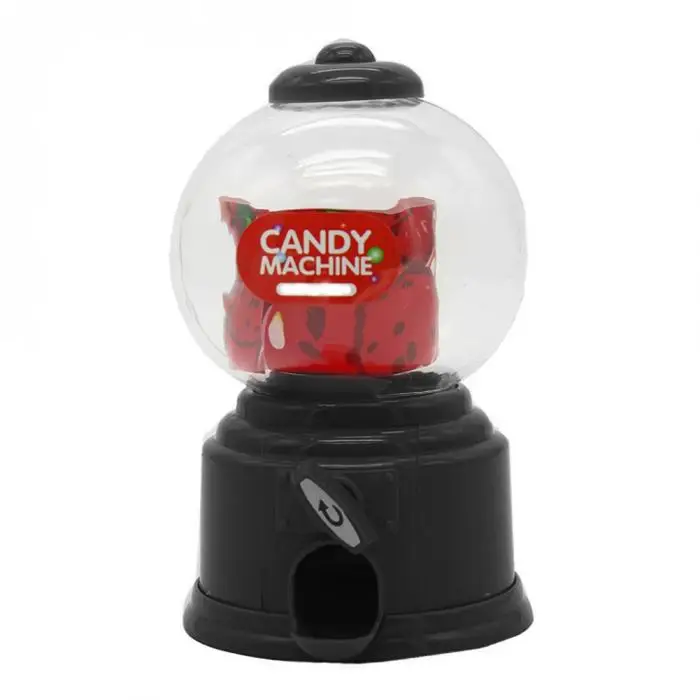 Милая Мини машина для конфет пузырьковый аппарат для продажи жевательных резинок-шариков банка монет детские игрушки Детский подарок 66CY