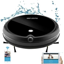 Camera Video Monitor Robot Vacuum Cleaner Wet and Dry Cleaning With Map Navigation, WiFi App Control,Smart Memory,Water Tank xiaomi mi smart robot vacuum cleaner with app control