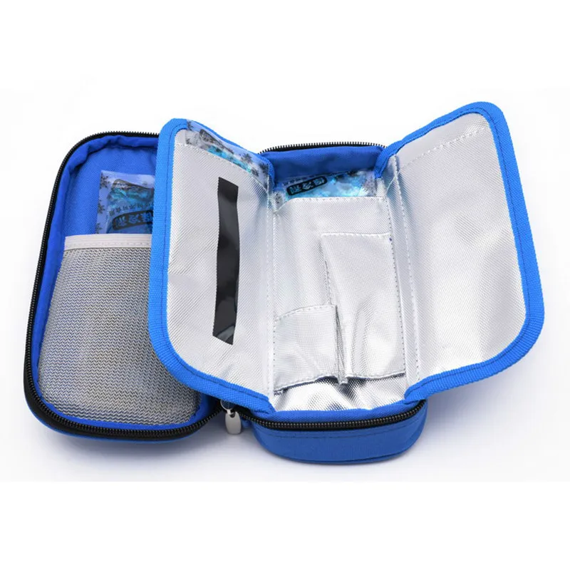

Portable Insulin Cooling Bag Ice Pack Thermal Cooler Bag Refrigerator Bolsa Termica 4-24 Degree Centigrade Display A50