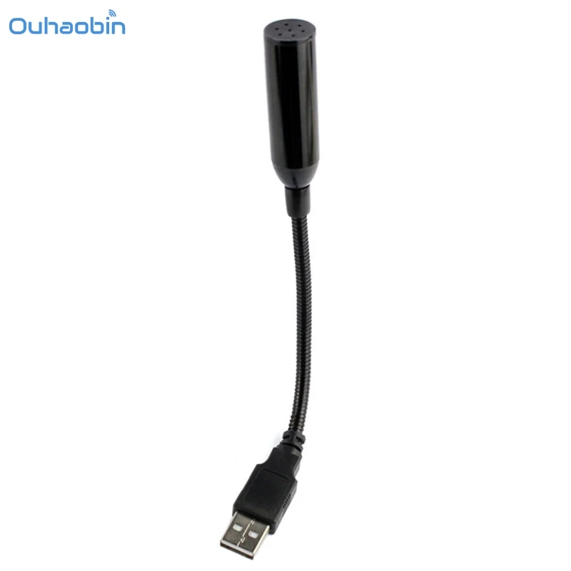 Бутик цифровой Новый мини USB гибкая стерео микрофон для портативных ПК MAC Тетрадь