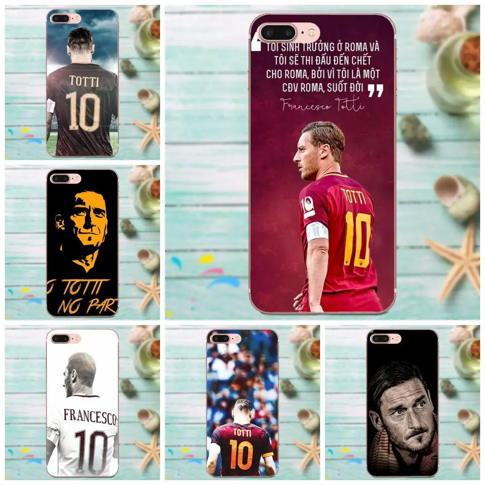 Francesco Totti Soft Silicone TPU Transparent Fashion For Samsung Galaxy Note 5 8 9 S3 S4 S5 S6 S7 S8 S9 S10 mini Edge Plus Lite | Мобильные