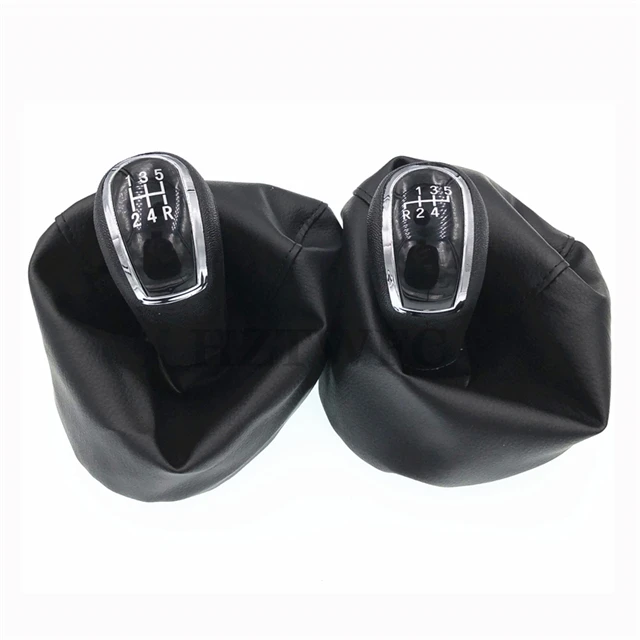 

High Quality 5 Speed Car Stick Gear Shift Knob With Gaitor Boot Cover For Mercedes Benz C-Class W203 S203