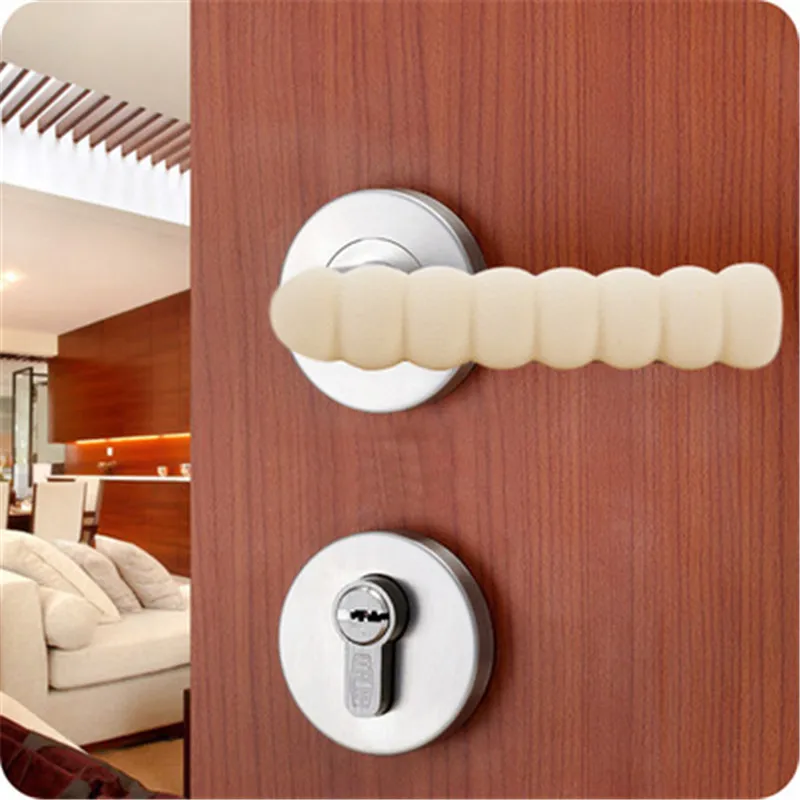 10X Baby Infant Safety Door Handle Knob Foam Safety Cover Guard