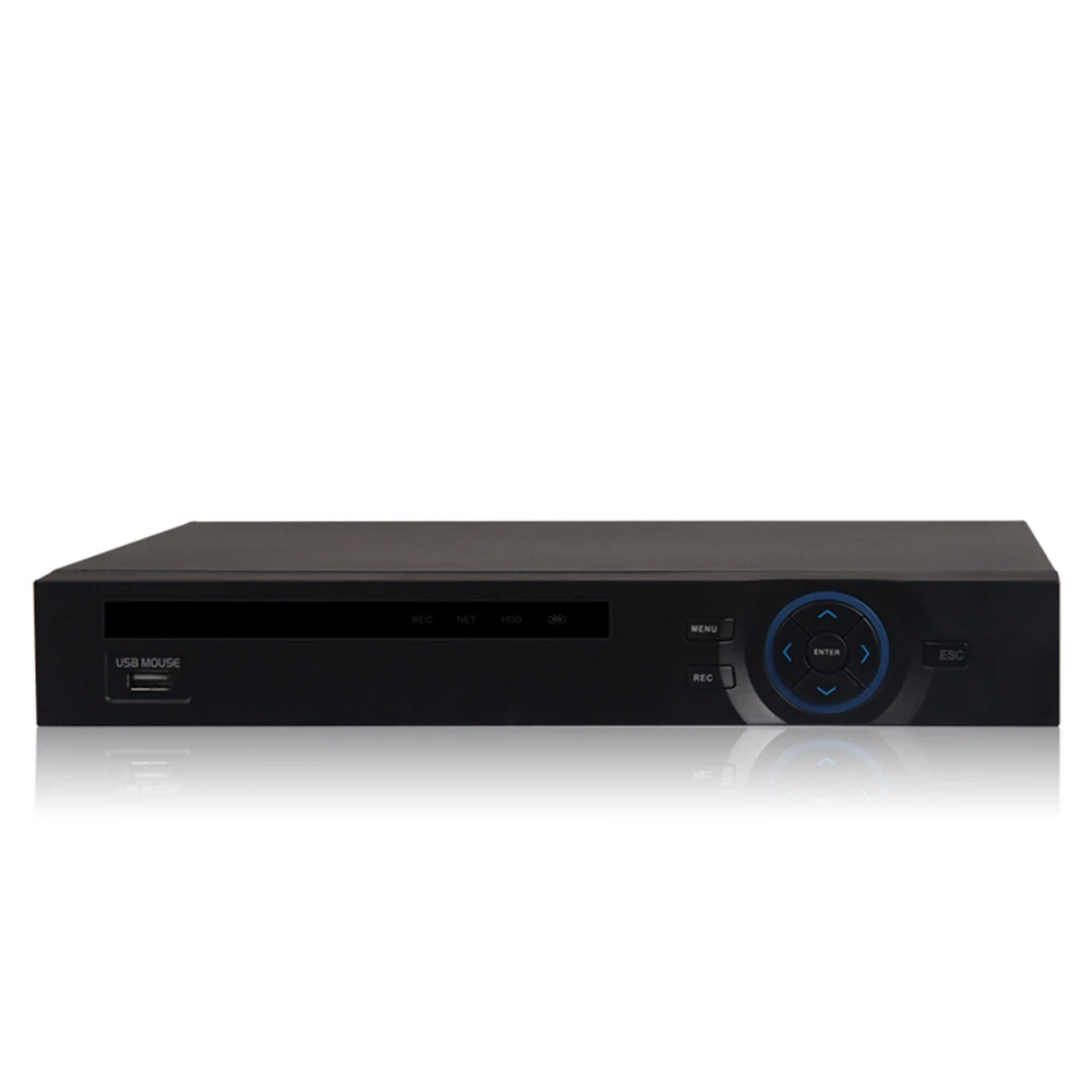 Yiispo 4CH Стандартный 48 В POE 1080 P NVR H.264 HDMI ONVIF Full HD построен в poe RJ45 Порты и разъёмы
