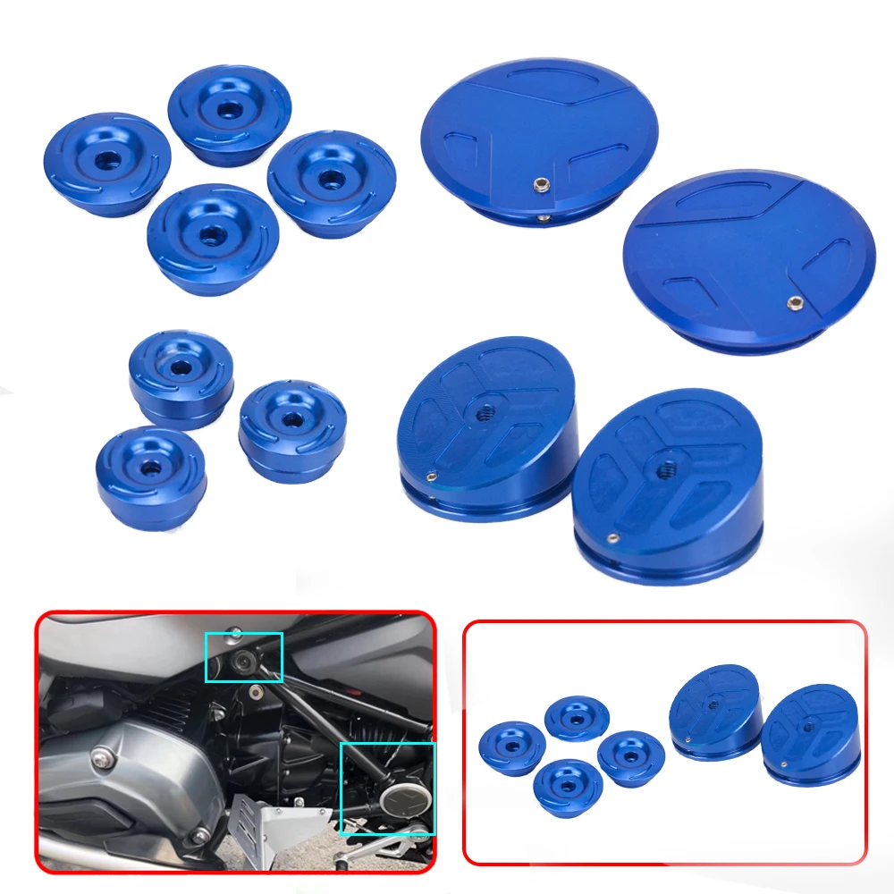 

CNC Motorcycle Frame Hole Cover Caps Frame Plug Kit Frame For R1200GS LC R 1200GS LC 2013-2020 R1250GS Adventure R1250 GS 019-up