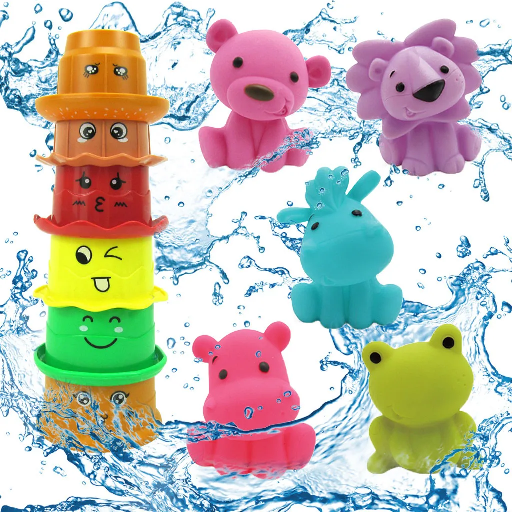 animal stacking cups