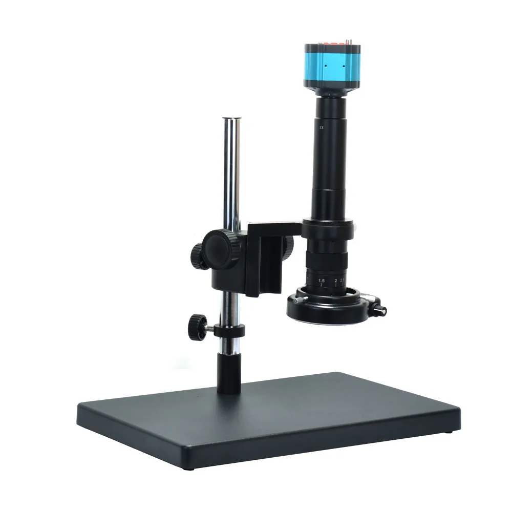 

2.0MP HD Digital Industry Microscope Camera+300X C-Mount Lens VGA AV TV Video Output+144 Led Light+ Big Table Stand for LAB PCB