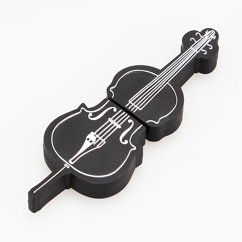 music Pendrive 128gb Pen Drive 64gb creative Cartoon Guitar Violin usb Flash drive Gift USB 2.0 usb memory stick Free Shipping