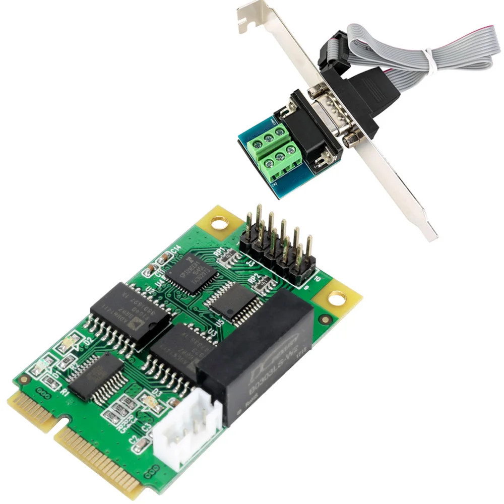  Mini PCIE USB zu RS422 RS485 RS232 COM Port Karte DB9 für Modem PDA GPS Bar Code Digitizer ISDN ter
