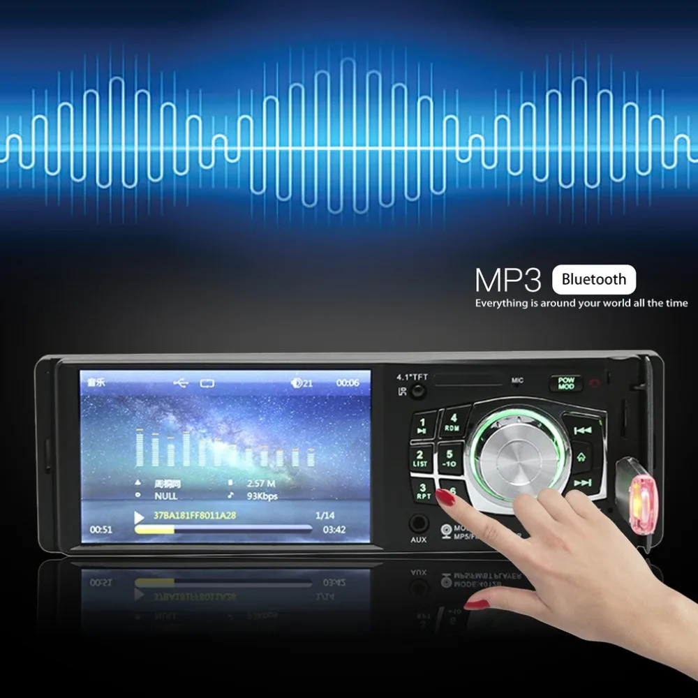 

New 4012 Car MP3 Player Bluetooth Audio Stereo Music FM Radio Receiver Support Hand-free Call HD Digital Screen Remote Control