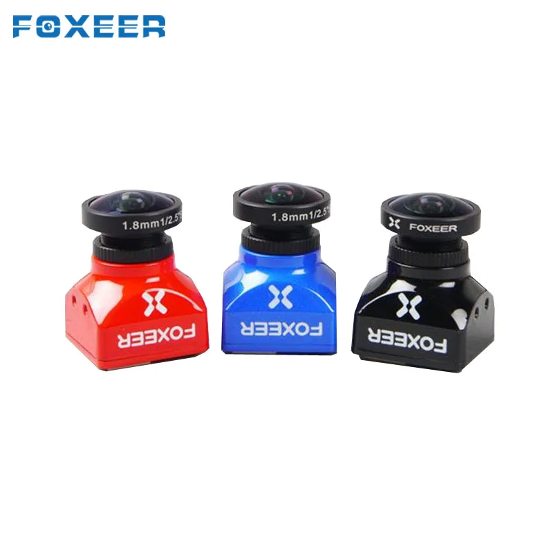 

Foxeer Predator V2 Mini 1.8mm/2.5mm 1000TVL PAL/NTSC FPV Camera Super WDR for RC Models Multicopter Spare Part Blue Red Black
