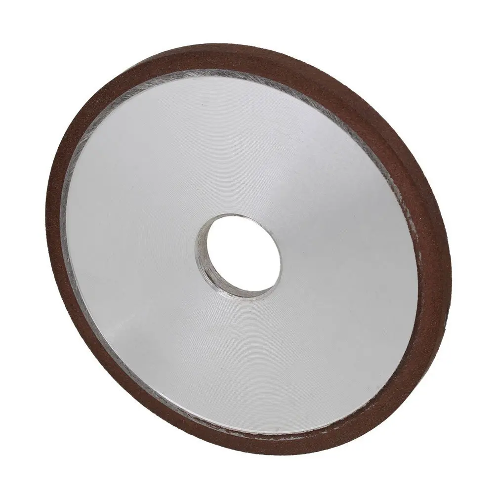 150 # Грит плоский диск прямо серебро 100x6x20 мм Алмазная Алюминевая смолы шлифовальный станок точильный камень с