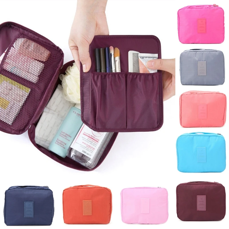 Buy THINKTHENDO Casual Portable Travel Makeup Bag Cosmetic Pocket Toiletry