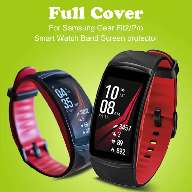 Yuedaer Защитные пленки из мягкого ТПУ с защитой от царапин для samsung gear Fit 2 Pro Smart Band HD Clear Full Cover для samsung gear Fit 2