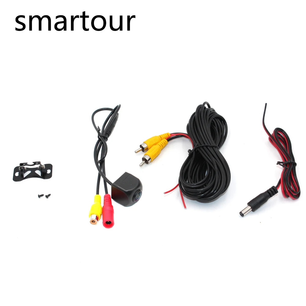 Smartour HD 180 градусов объектив рыбий глаз Звездный светильник ночного видения Автомобильная камера заднего/Переднего Вида низкая видимая Автомобильная камера светильник