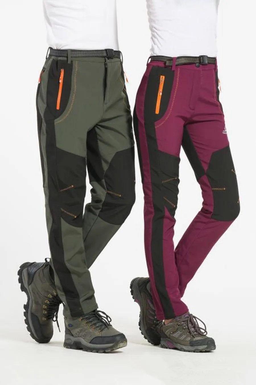 S M L XL XXL 3XL 4XL размера плюс мужские зимние штаны повседневные Модные Штаны флисовые брюки цвет армейский зеленый/серый/оранжевый/винный красный
