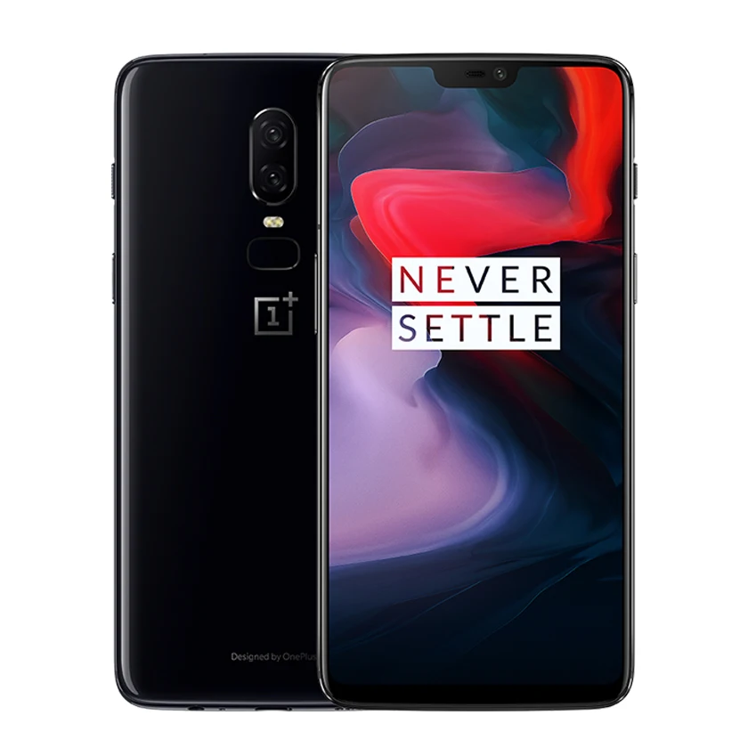 Оригинальный сотовый телефон Oneplus 6 Snapdragon 845 Android 8.1 Гб/8 Гб ОЗУ 64 Гб/128 Гб/256 ПЗУ