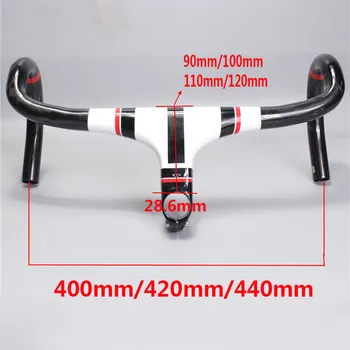 

2018 Ultra light 2018 Aerocockpit T800 Carbon fiberfull carbon Road bicycle handlebar carbon fiber Integrated