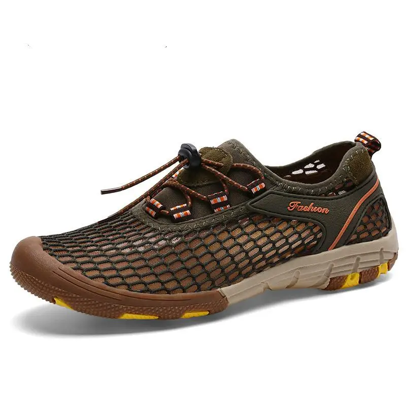 Zuoxiangru/мужская летняя водонепроницаемая обувь; Прогулочные кроссовки для прогулок; легкая быстросохнущая удобная обувь - Цвет: 1