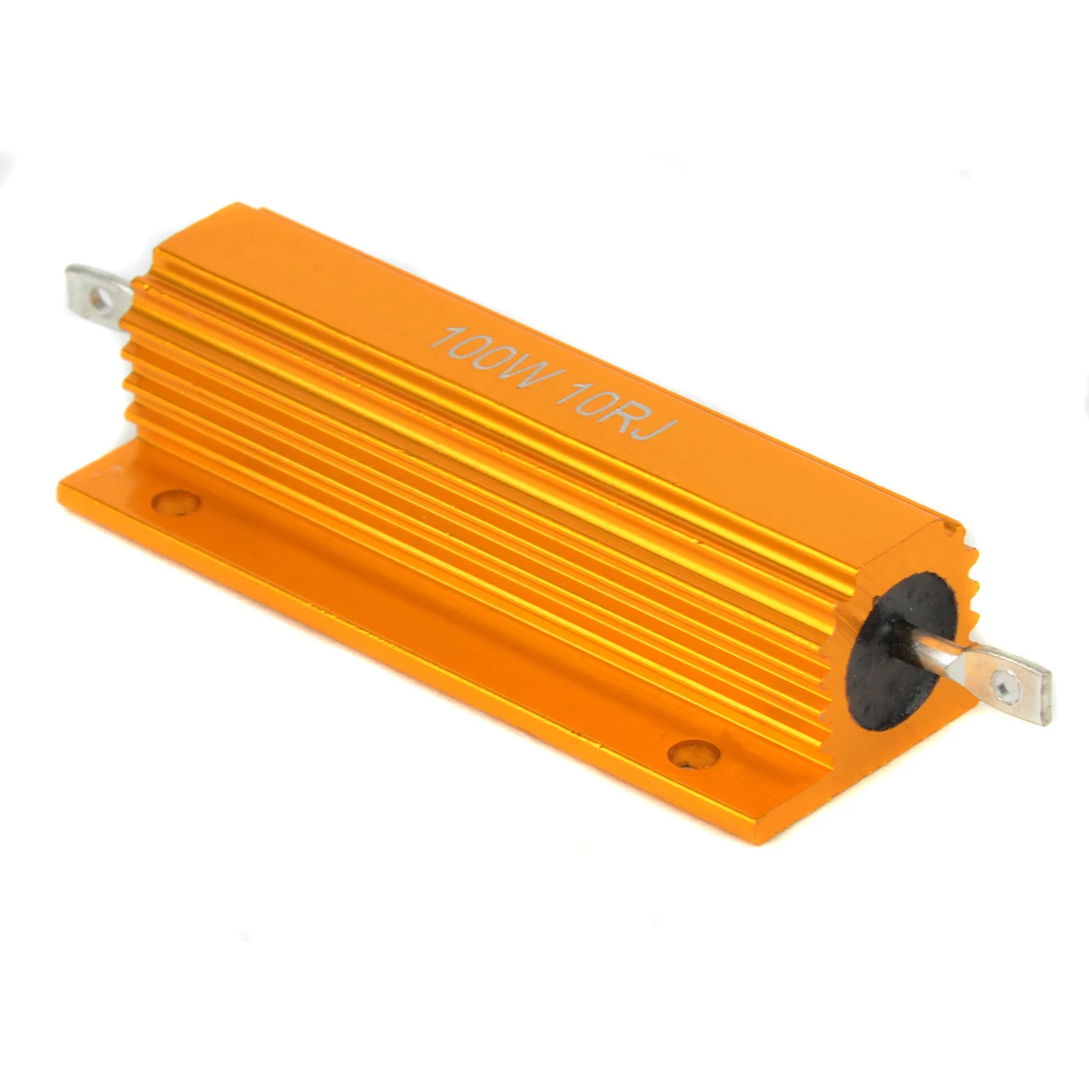 1pc 100W Power Resistor 1R-10R High Temperature Resistant Aluminum Shell Case Wirewound Resistors For Automation Equipment