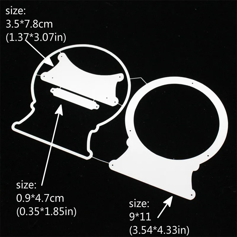 YPP ремесло снег глобус шейкер металлические трафареты для пресс-формы для скрапбукинга/фото украшение для альбома тиснение бумажные карты