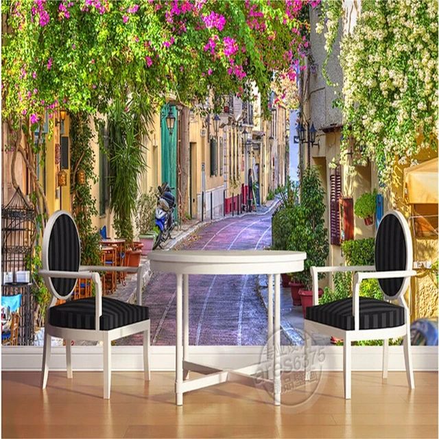 Cheap beibehang 3d photo wallpaper Continental streetscape sofa wall paper flowers landscape bedroom space wall mural wall paper Cheap beibehang 3d photo wallpaper Continental streetscape sofa wall paper flowers landscape bedroom space wall mural wall paper