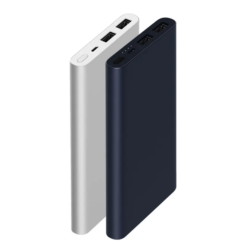 Xiaomi Mi Power Bank 2 10000 mAh Two-way fast charge External Battery Bank Dual USB Output Micro USB Portable Charger Ultra-thin Xiaomi Mi Power Bank 2 10000 mAh Two-way fast charge External Battery Bank Dual USB Output Micro USB Portable Charger Ultra-thin