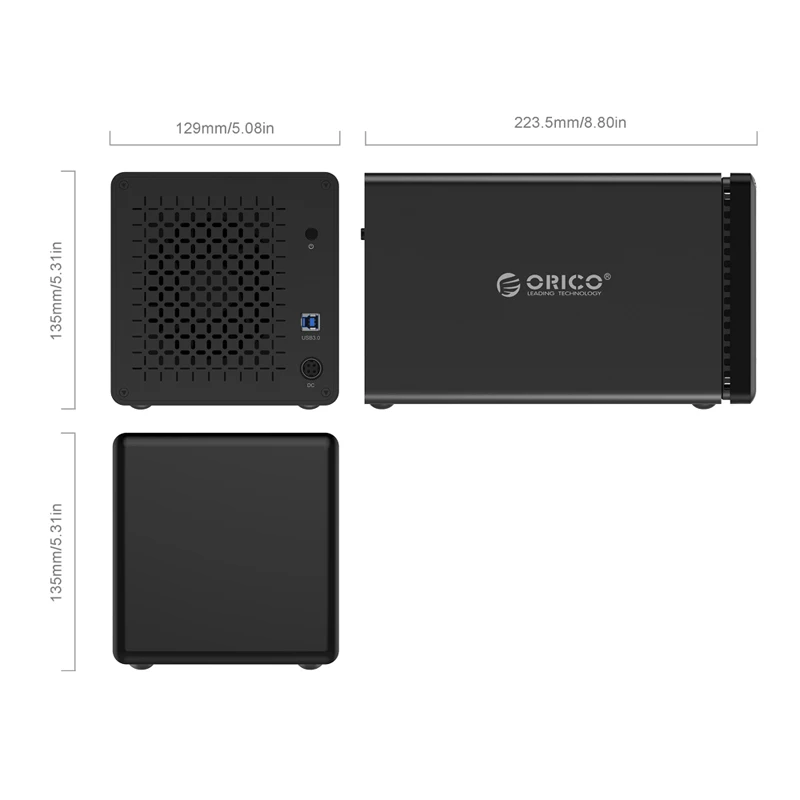 Жесткий диск ORICO NS400RU3 с 4 кнопками 3 5 дюйма Гбит/с USB3.0 до SATA3.0 док станция