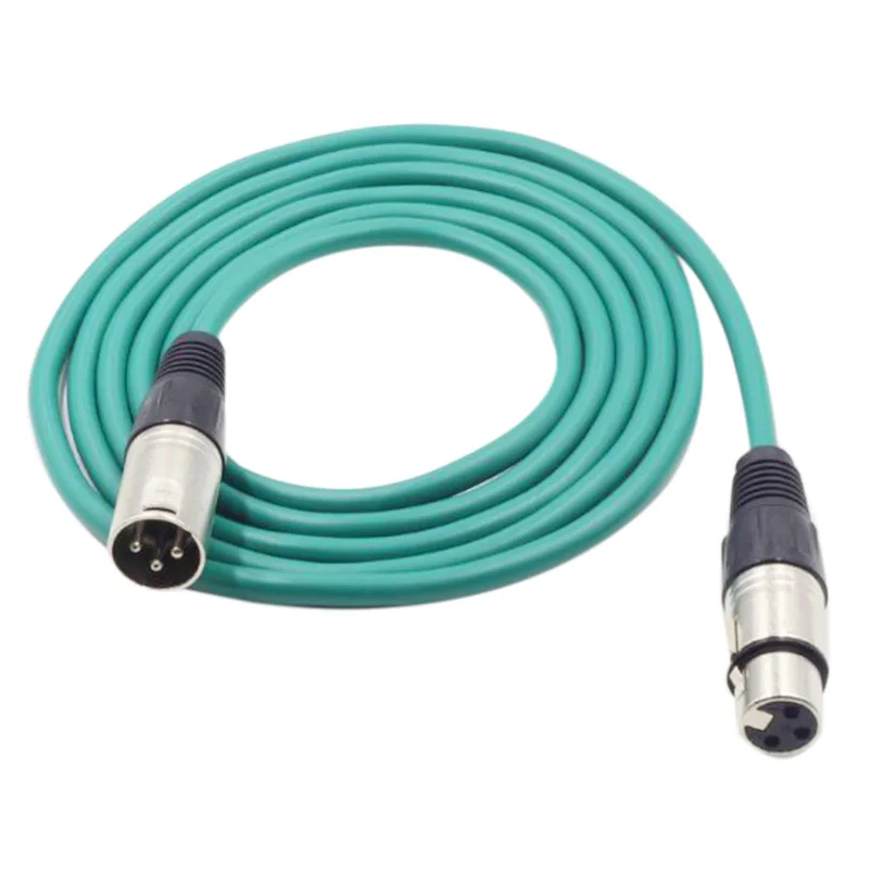 MSOR XLR микрофон 6 м зеленый кабель| |