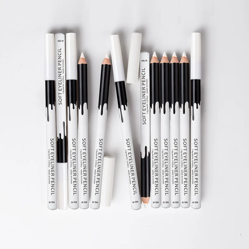 

The New 12 horizontal silkworm white highlight pens Waterproof not blooming waterproof liquid eyeliner brown