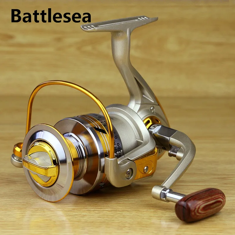 Battlesea 12BB 5 2: 1 металлическая спиннинговая рыболовная Катушка Fly Wheel для