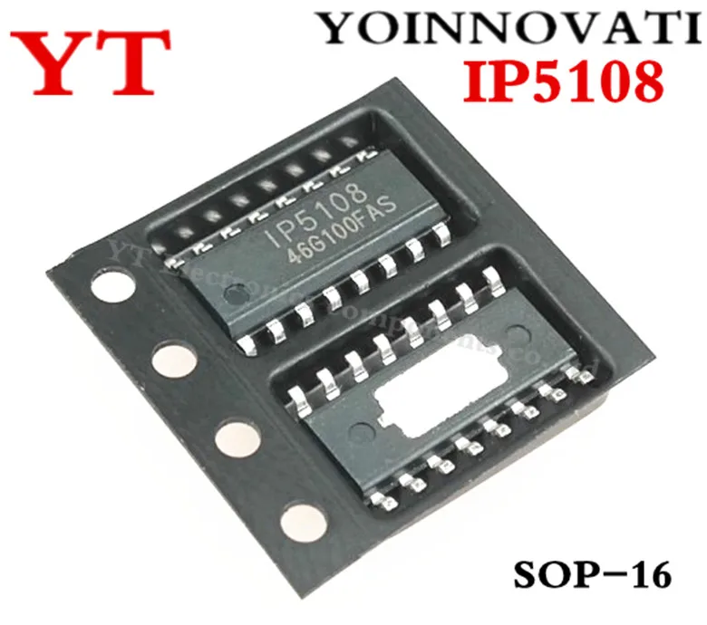 

Free shipping 5pcs/lot IP5108 5108 SOP16 IC Best quality