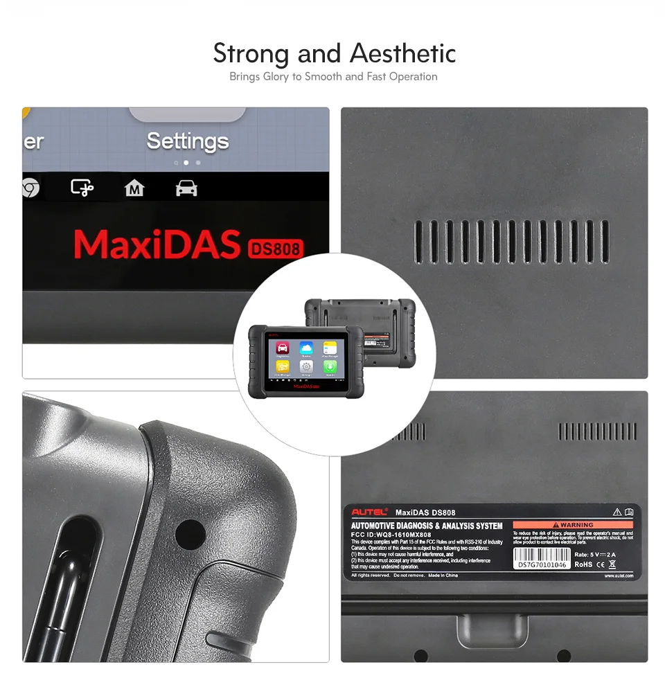 Autel MaxiDAS DS808 Удаленный WI-FI Диагностические инструменты автомобиль сканирования обновление онлайн ЭБУ программирование лучше чем DS708