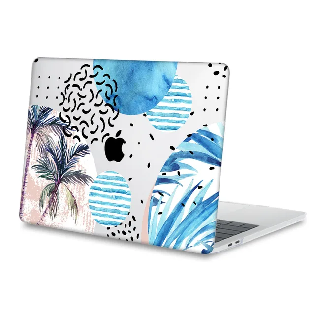 Plastic Hard Case Cover for MacBook 12 Air Pro Retina 11 13 15 for Mac Book New Pro 13.3 15.4 Touch Bar A2159 Summer Pattern-B030-Pro 15 Retina A1398