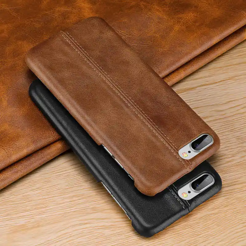 

For Iphone 6 6s Plus Case Cover For Iphone 7 8 Genuine Leather Case Matte Coque For Apple Iphone 6s 7 8 Plus Case Fundas
