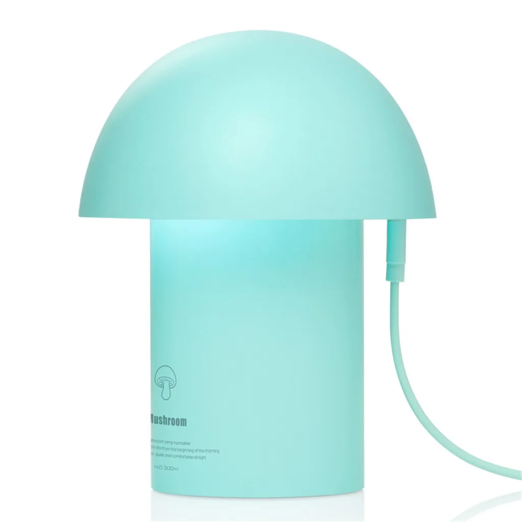 Reed Diffuser наборы увлажнитель USB-power Ночной светильник с зарядкой воздуха для детской спальни гриб светодиодный очиститель увлажнитель воздуха Dec7 - Цвет: BU