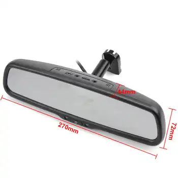 Full HD 1080P 170 Degree 848*480 5 Inch IPS LCD Screen Car DVR Video Recorder Parking Rear View Rearview Mirror Monitor Camera