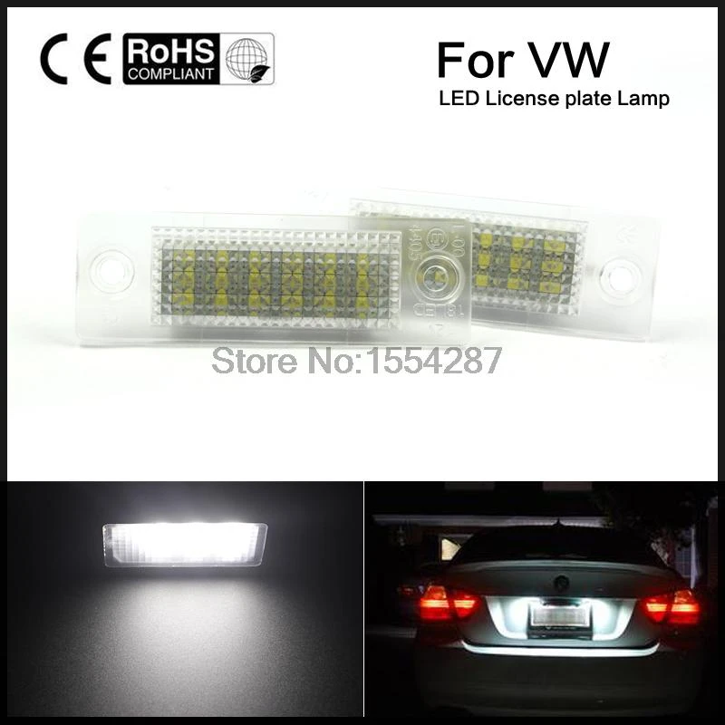 vw jetta license plate light