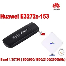 HUAWEI E3272s-153 LTE USB палка+ 35dbi 4G CRC9 антенна