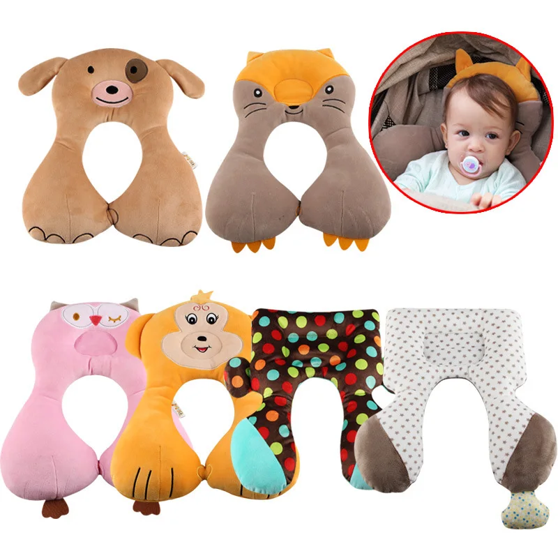 Baby Bedding Neck Protection Pillow Cute Animal Design Children Travel