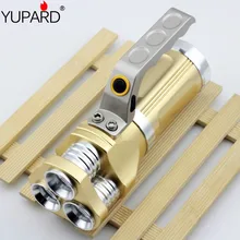 YUPARD яркий ночной Рыбалка фонарик прожектор синий свет рыболовная лампа свет для 3x18650 перезаряжаемая батарея